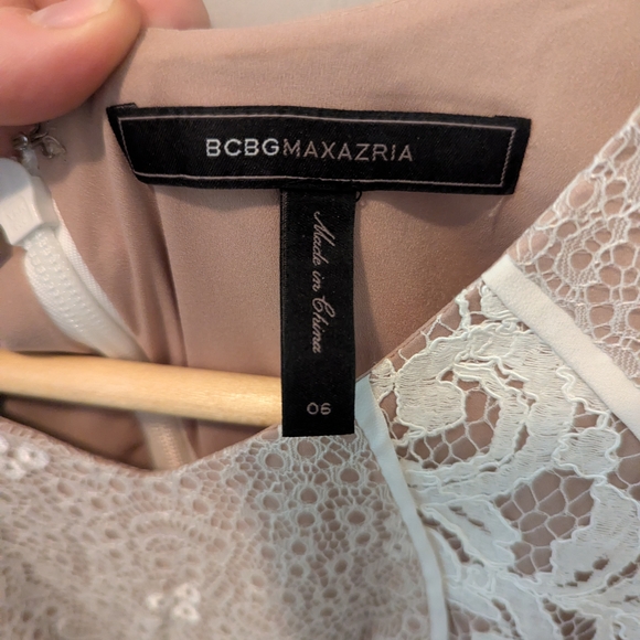 BCBGMaxAzria White Lace Dress - Picture 3 of 4